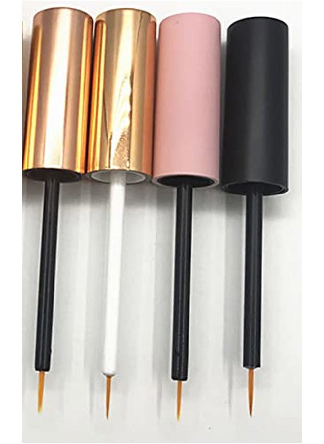 BesYouSel 10PCS 10ml Clear Plastic Eyeliner Bottle Container Empty Refillable Disposable Eyeliner Brush Applicator Eyeliner Lash Rapid Growth Container for DIY Eyelash Growth Oil,Eye Gloss Liquid  - Image 5