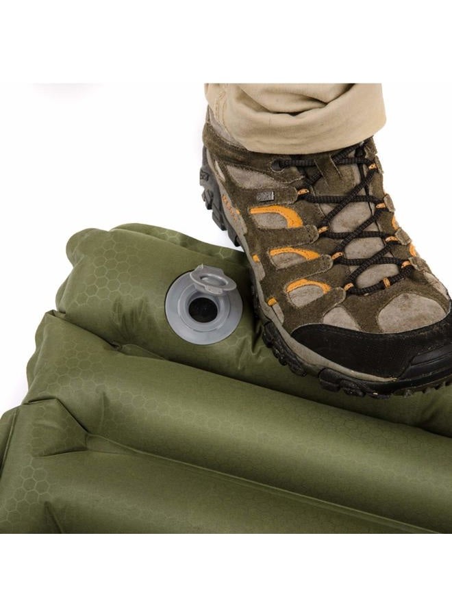 Snugpak Basecamp Air Mat w/Foot Pump Olive, One Size - Image 5