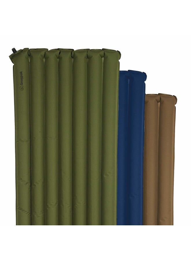 Snugpak Basecamp Air Mat w/Foot Pump Olive, One Size - Image 1