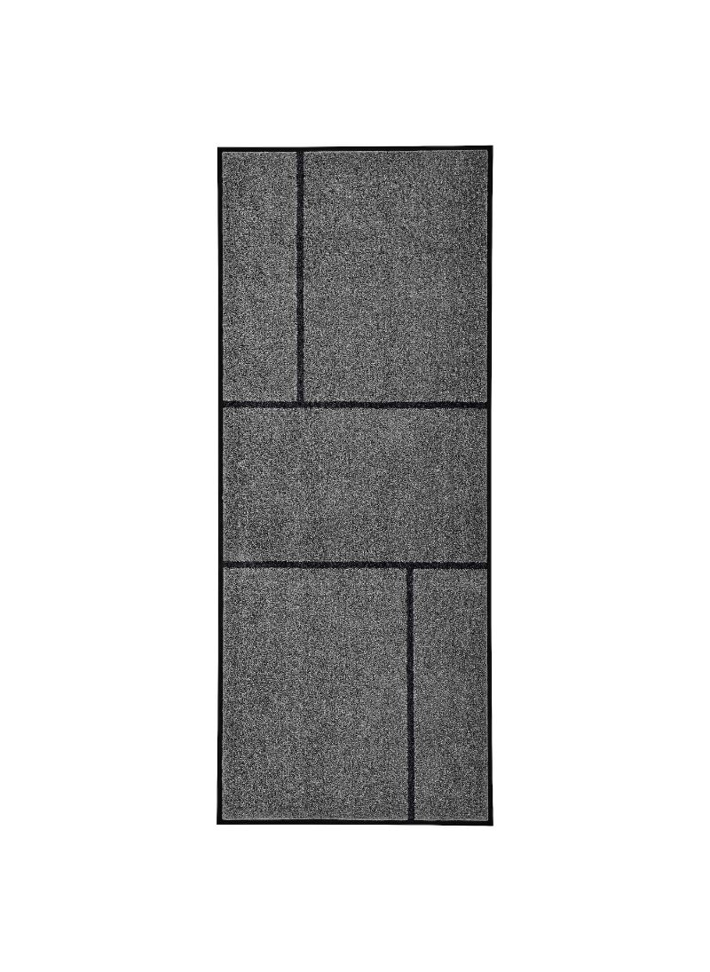 Door Mat Grey & Black 82X200 Cm