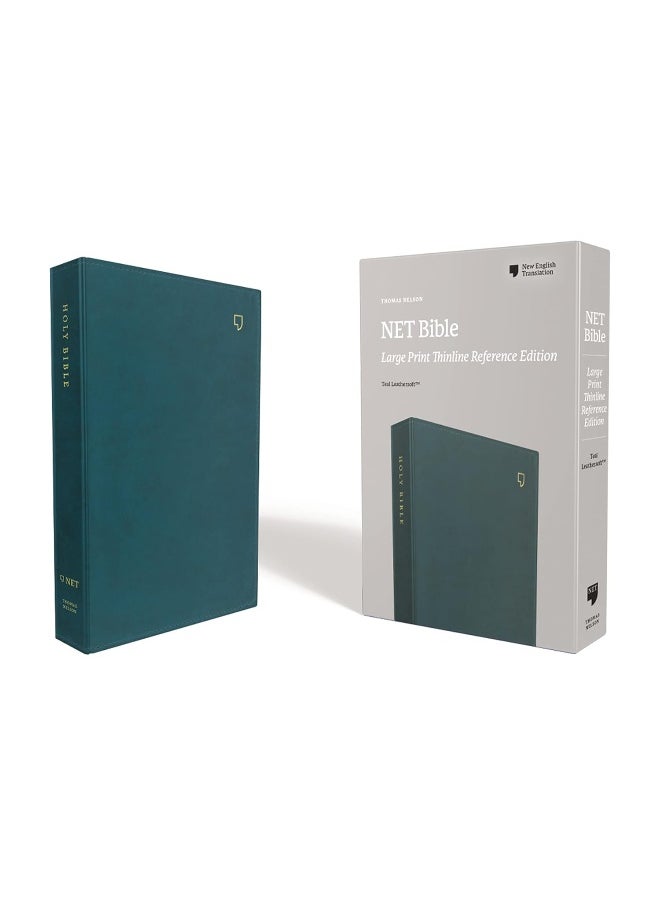 NET Bible, Thinline Reference, Large Print, Leathersoft, Teal, Comfort Print: Holy Bible  - Image 1