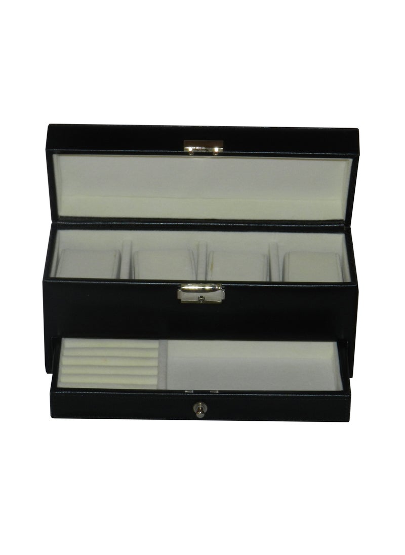 LAVERI LEATHER - Laveri Genuine Leather Designer New Collection 04 Watch Case And Jewellery Box - Image 1