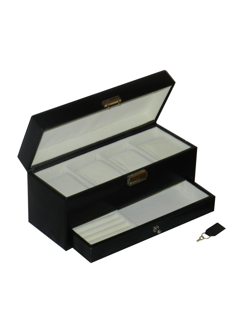 LAVERI LEATHER - Laveri Genuine Leather Designer New Collection 04 Watch Case And Jewellery Box - Image 1