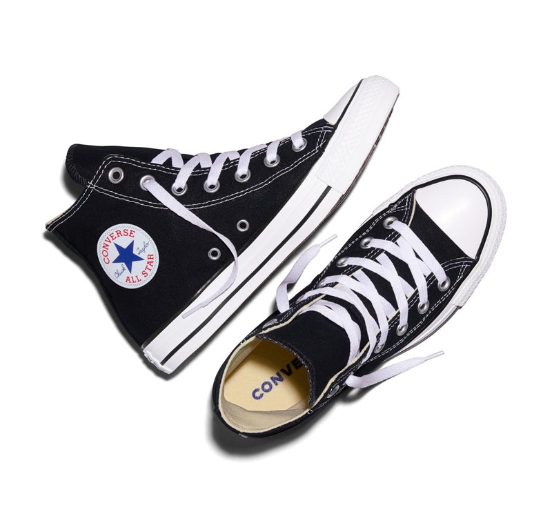 Converse Unisex Adult Chuck Taylor All Star High Top, Black, 14 Womens/12 Mens - Image 4