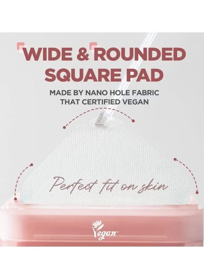 MEDIHEAL - MEDIHEAL Collagen Ampoule Pad – Square Cotton Facial Toner Pads Collagen & Ceramide - Skin Firming & Restore Elasticity - Tighten Wrinkles & Lines - Vegan Eco Silk Pads, 100 Pads - Image 1