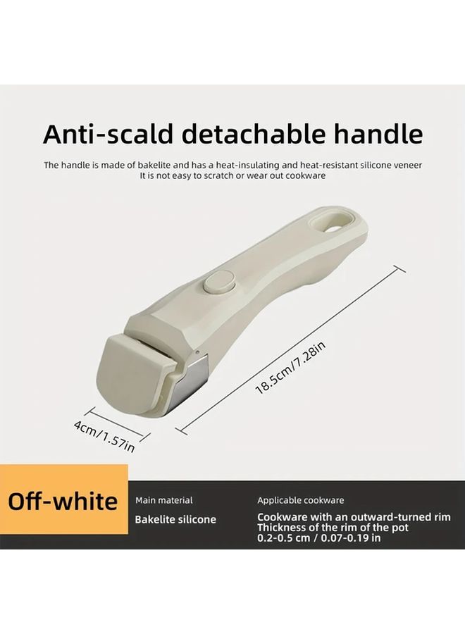Detachable Heat Proof Pot Handle Clip On Universal Holder Black - Image 3