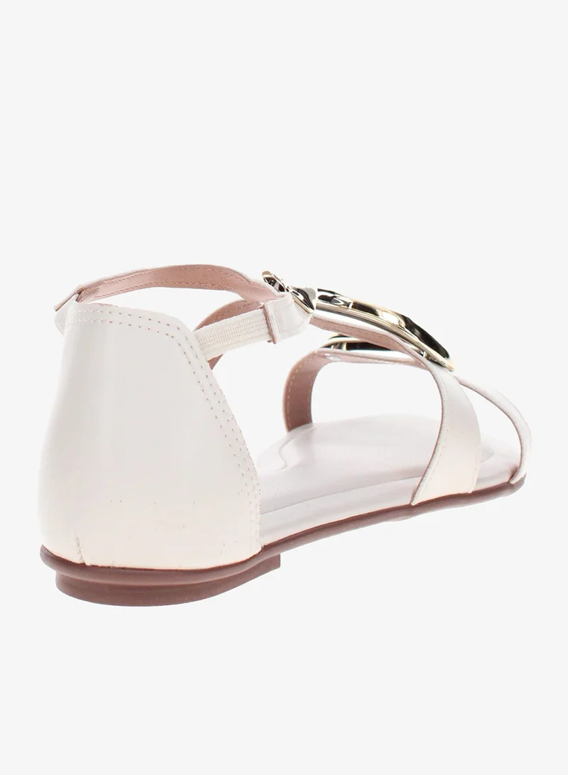 Beira Rio Off White Beira Rio Women’s Flat Summer Footwear – Lightweight Slip-On Comfort with Stylish Casual Design for Women | Best Price UAE