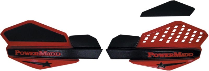 PowerMadd 34202 Star Series Handguard - Red/Black - Image 5