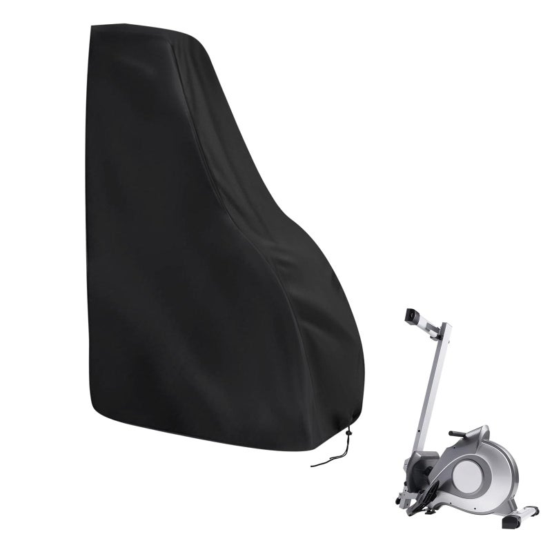 Andacar Rowing Machine Cover for Sunny Magnetic Rowing Machine,Foldable Rower Machine Cover Waterproof Water Rowing Machine Cover for Home-44x19.6x52 in - Image 1