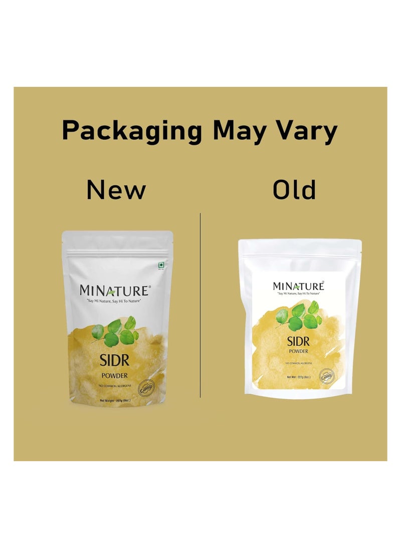 minature Sidr Leaves Powder | for Hair Care |Herbal for Deep Cleansing and Conditioning | Natural Source of Mucilages and Saponins| Resaleable Pack | 227 g (8Oz) - Image 5