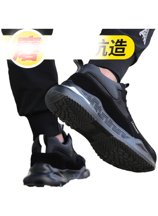 Blue Gull Shield Blue Owl Shield Safety Shoes For Men, Lightweight, Breathable For Summer, Steel Toe Cap, Puncture-Resistant, Safety Work Site Shoes 2132S Size 40 - Image 3