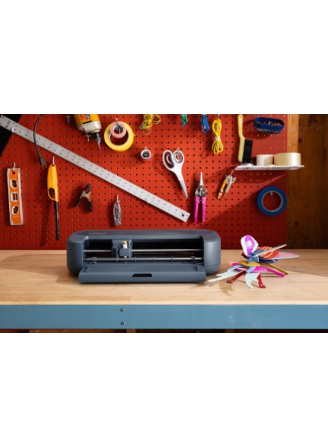 Cricut Maker 5 Smart Cutting Machine Essential Bundle with Engraving Tool, Slate Blue - Image 1