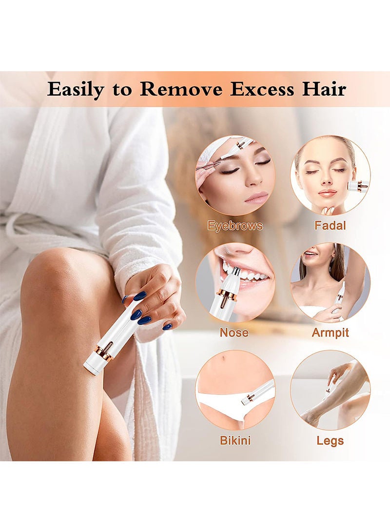 Sharpdo Electric Razors for Women 4 in 1 Bikini Trimmer Pubic Hair Face Shavers Nose Hair Trimmer Arm Legs Underarm Eyebrows Electric Trimmer - Image 3