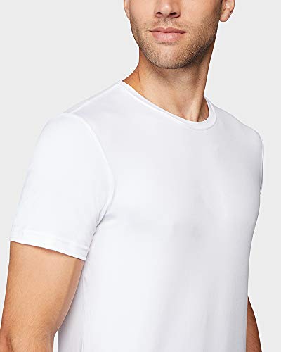 32 Degrees Mens Cool Quick Dry Active Basic Crew T-Shirt, White, Large - Image 3