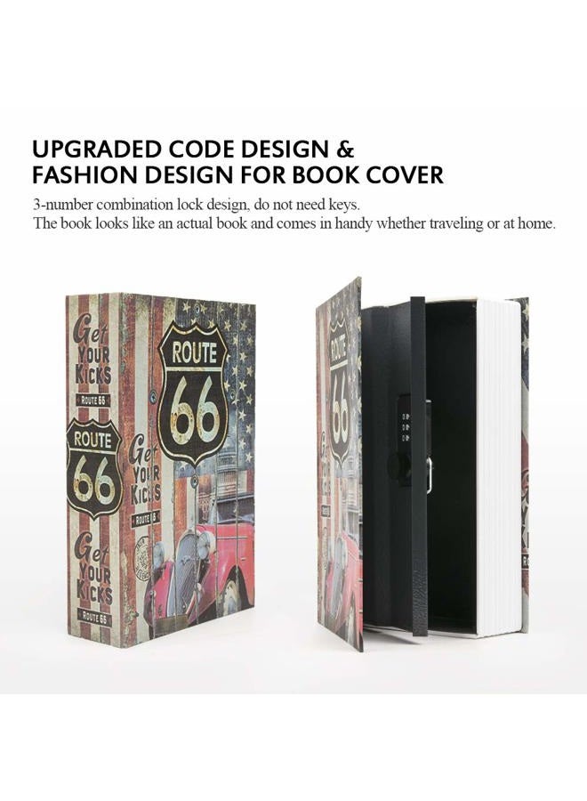 KYODOLED Hidden Metal Lock Box,Diversion Book Safe with Combination Lock,Money Hiding Box,Collection Box,9.5" x 6.2" x 2 .2",USA - Image 3