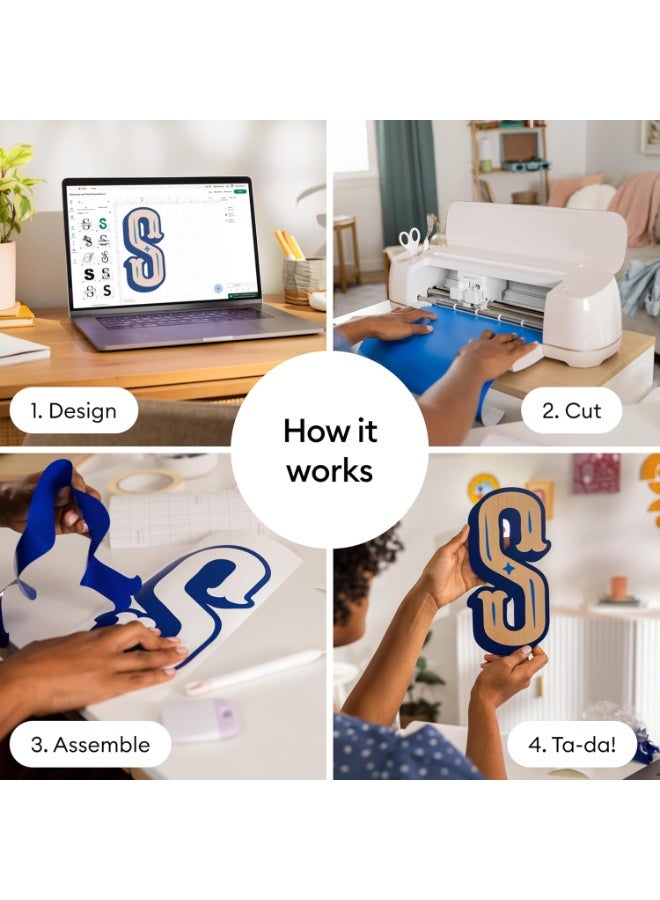 Cricut Maker 4 - Smart Cutting Machine (Seashell) | Digital Content Bundle - Includes 30 Images in Design Space App - Image 3