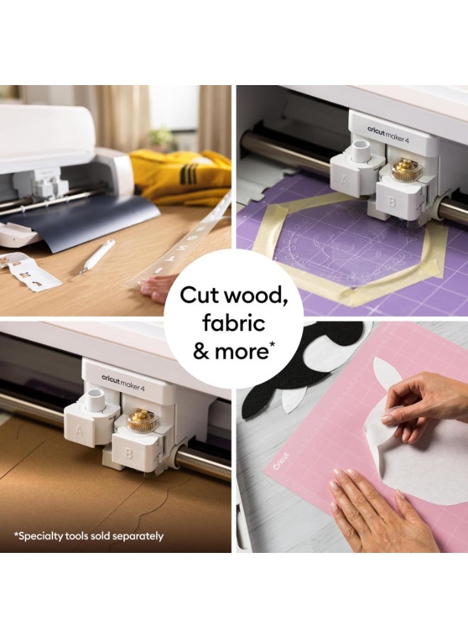 Cricut Maker 4 - Smart Cutting Machine (Seashell) | Digital Content Bundle - Includes 30 Images in Design Space App - Image 5
