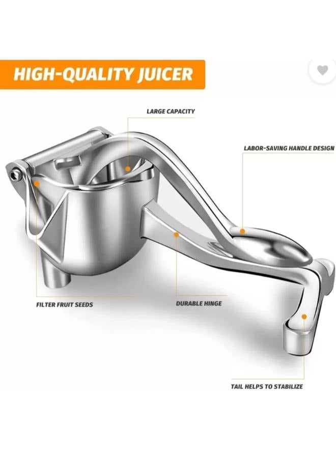 Manual Citrus Juicers Aluminum Fruit Juicer Hand juicer, Instant Vegetable & Fruit Mixer Orange, Watermelon, Lemon Squeezer Hand Press Juice Machine For Home  - Image 3