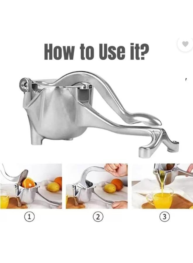 Manual Citrus Juicers Aluminum Fruit Juicer Hand juicer, Instant Vegetable & Fruit Mixer Orange, Watermelon, Lemon Squeezer Hand Press Juice Machine For Home  - Image 4