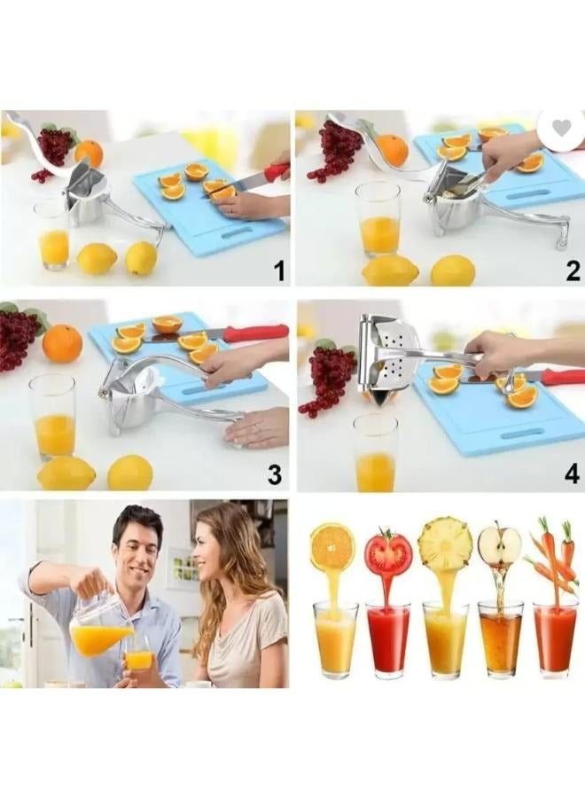 Manual Citrus Juicers Aluminum Fruit Juicer Hand juicer, Instant Vegetable & Fruit Mixer Orange, Watermelon, Lemon Squeezer Hand Press Juice Machine For Home  - Image 5