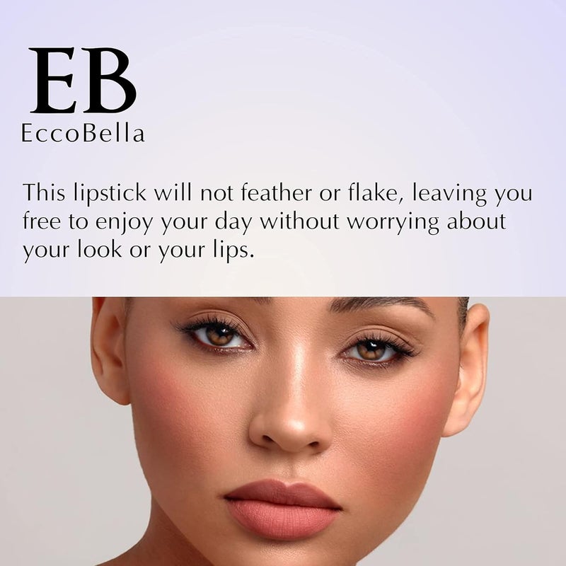 Ecco Bella FlowerColor Moisturizing Lipstick in Primrose - Natural and Organic with Vitamin E - Image 3