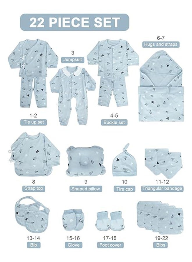 Beauenty Premium Cotton Baby Clothes Accessories Gift Set Fits Newborn To 3 Months - Image 2