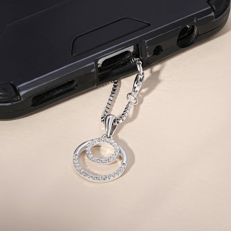 TOUCH925 Store Silver Charm | Bag Charm For Phone Keychain Airpods Watch Accessories |Phone and Watch Accessory | 925 Silver Charms | Waterproof and Anti-Tarnish - Image 3