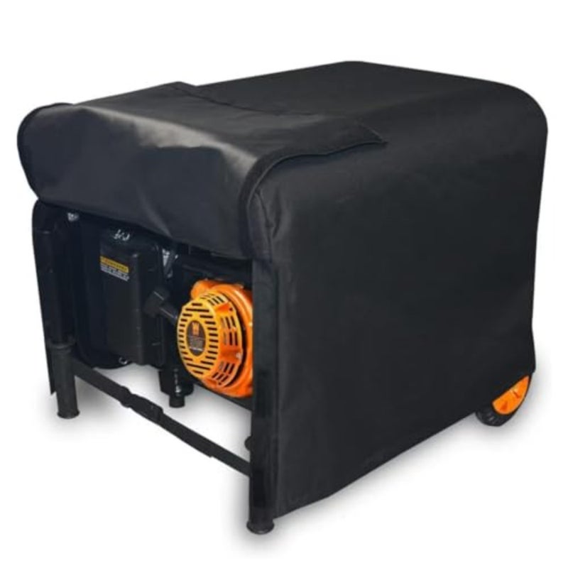 Waterproof Generator Cover 32 x 24 x 24 Inch Universal Thickened 420D PU-Coated Oxford Cloth For Most 5000-10000 Watt Generators Portable Heavy-Duty Outdoor Protection Black - Image 1