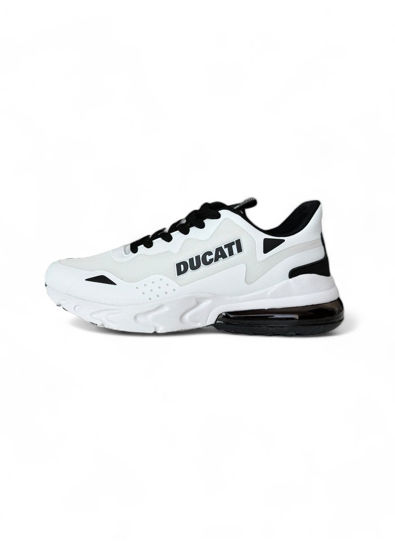 Ducati - Ducati Universal Men's Black and White Sports Shoes - Image 1