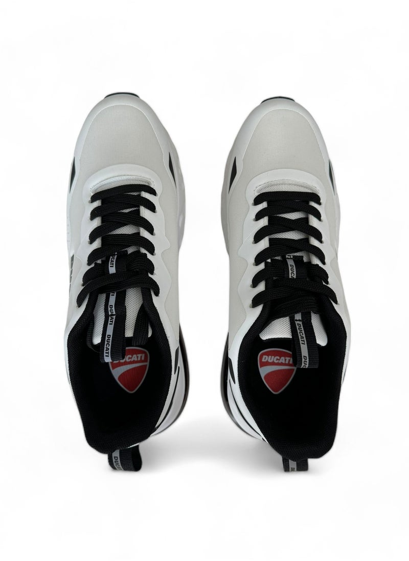 Ducati - Ducati Universal Men's Black and White Sports Shoes - Image 1