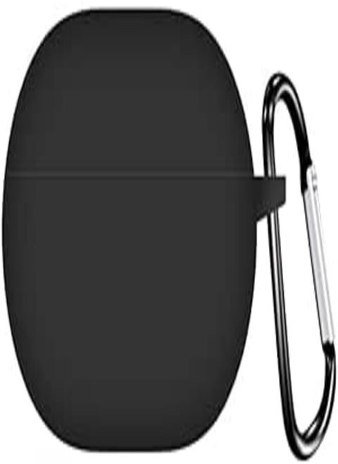 USTIYA Case for Huawei Freebuds Pro 2 2022 Protective Silicone Case with Keychain Cover (Black)