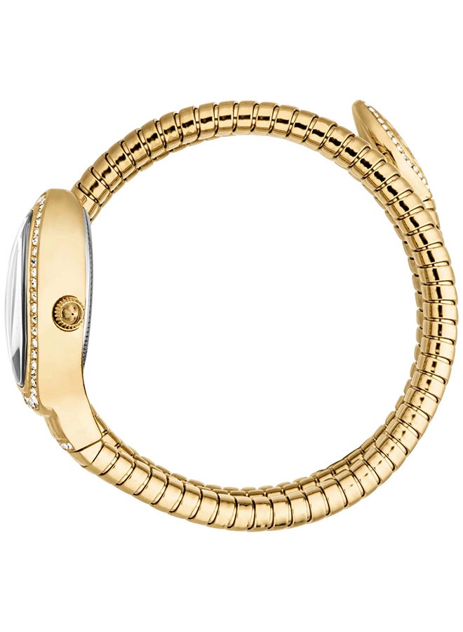 Just Cavalli جست كافالي ليدي سنيك كاريزا JC1L372M0025 - ساعة كوارتز أنثوية من الفولاذ المقاوم للصدأ ذات عقربين - Image 2