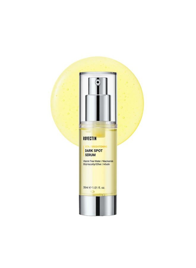 rovectin Vita Dark Spot Correcting Serum – Brightening Vitamin C & Niacinamide Serum for Glowing, Even Skin Tone | Vegan & Gentle Formula for Sensitive Skin | 1.01 Fl Oz (30 ml) - Image 1