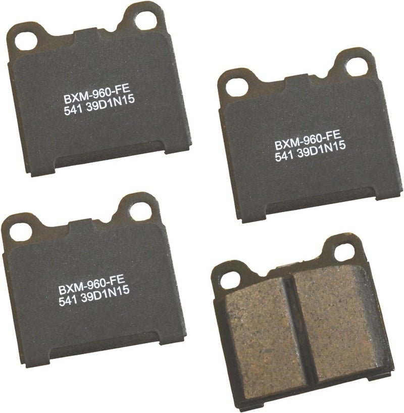 Bendix Premium SBM541 Semi-Metallic Rear Brake Pads for Volvo 240 1993-1991, 740 1992-1991, 780 1987, 940 1995-1991, 960 1994-1992, 960 1997-1996 - Image 1