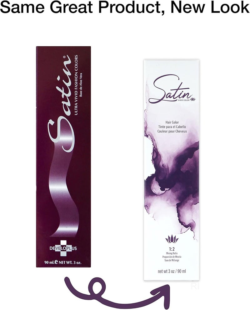 Satin Hair Color Natural Series, Dark Brown 3N - 3.0 Ounce - Image 3
