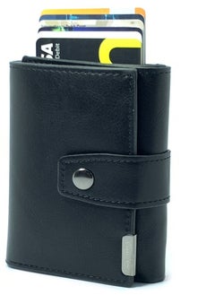 Classic Milano Classic Milano Faux Leather RFID Blocking Pop Up Wallet for Men and Women - Automatic Card Holder Wallet with Pop-up Design - Secure, Compact Credit Card Holder for Men - Stylish Wallet for Men & Women’s RFID Card Wallet  - Image 5