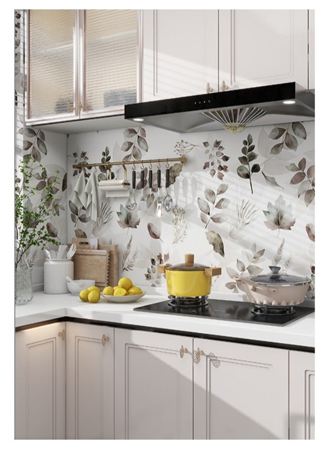 Eco-friendly Moisture-Resistant and Oil-Proof Self-Adhesive Wallpaper with Colorful Patterns for Home Decoration - Image 3