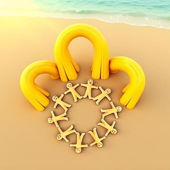 Sluswallow 11Pcs Yellow Stretchy Bendable Man, Stress Relief and Anti-Anxiety Squeeze Sensory for Sensory Motor Aids Games, Small, Decorative Hanging Ornaments - Image 3