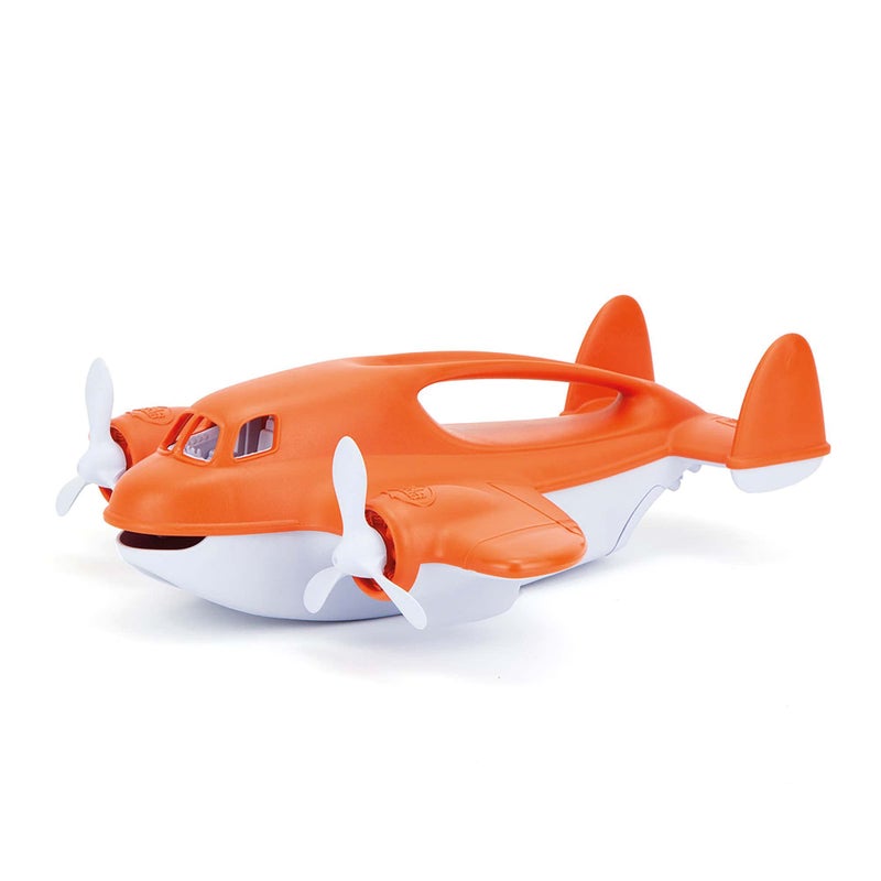 Green Toys Fire Plane - Pretend Play, Motor Skills, Kids Bath Toy Vehicle. No BPA, phthalates, PVC. Dishwasher Safe, Recycled Plastic, Made in USA. - Image 5