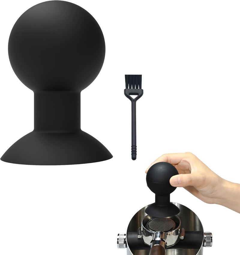ELESTAB Silent Puck Ejector Tool,Coffee Grounds Remover Tool Barista Espresso Tool Accessories,Free-knock Box Grind Coffee Puck Blowing Out Tool,For Bottomless Portafilter (54mm) - Image 1