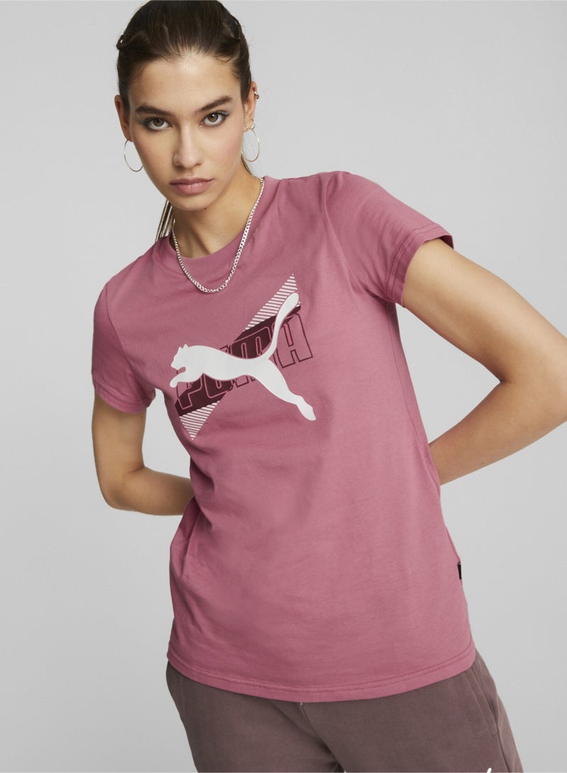 PUMA Power Graphic Womens T-Shirt - Image 1