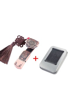ماركة غير محددة قرص U إبداعي على الطراز الصيني مطبوع عليه شعار هدية صندوق هدية قرص فلاش USB كمبيوتر محمول 64 قرص Ruyi الثقافي الإبداعي القديم على شكل حرف U - اللون: شخصية Ruyi U Disk + صندوق حديد سعة التعبئة: USB2.  - Image 1