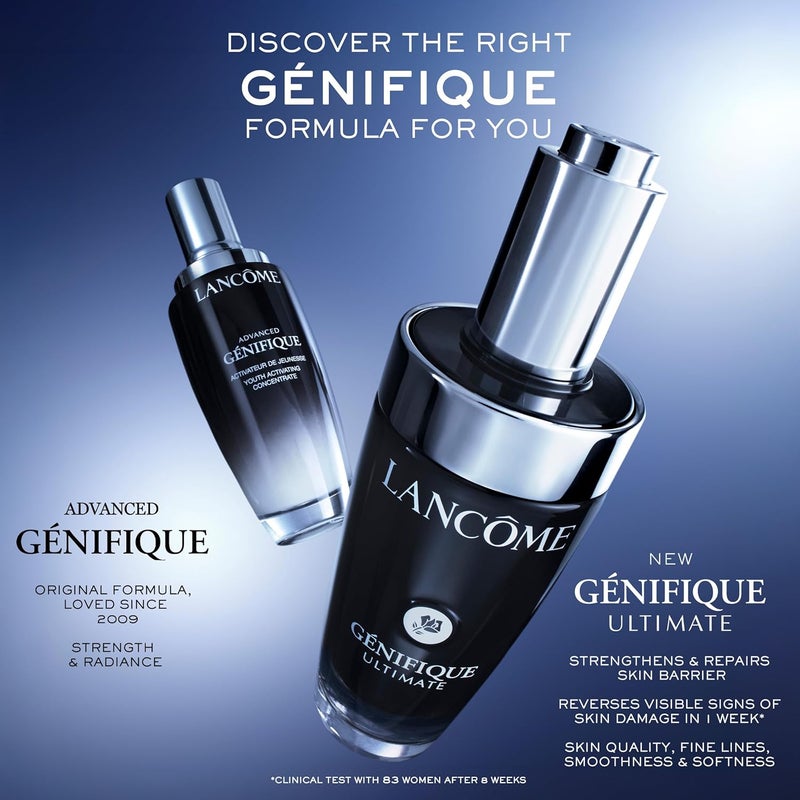 Lancme Gnifique Ultimate Dual Recovery Face Serum AntiAging Serum Visibly Improves Fine Lines Rough Texture Plumpness and Even Skintone with Beta Glucan and Hyaluronic Acid - Image 5