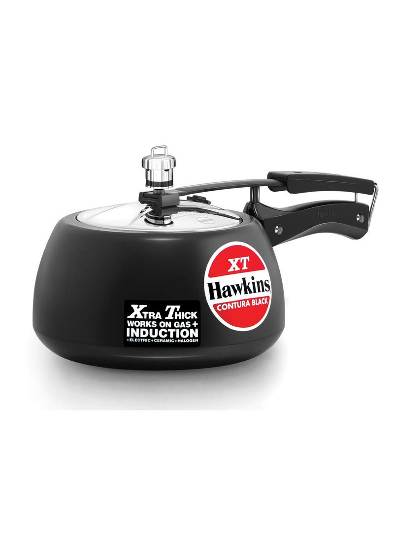 Hawkins Contura Black XT Induction Compatible Aluminium Inner Lid Pressure Cooker, 3 Litre, Black - pzsku/ZA468A83DC74E48EBD7B2Z/45/_/1739789159/869623bc-f8d0-45f9-ba21-695bce0fde35