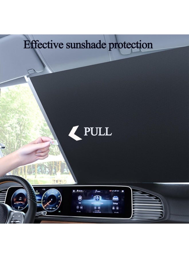 TAPIT Car Side Window Sun Shade Retractable Car Roller Sunshade for Kids | Baby Car Window Shades for UV and Sun Glare Protection | Baby Car Travel Accessories (50*125cm) - Image 3