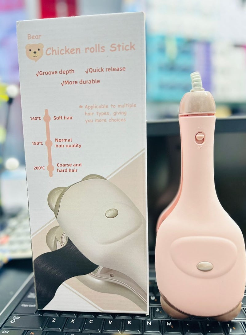 DubaiGallery Chicken Rolls Head Curling 32mm Big Wave Ripple Splint Artifact Egg Roll Stick Student Perm - Image 1