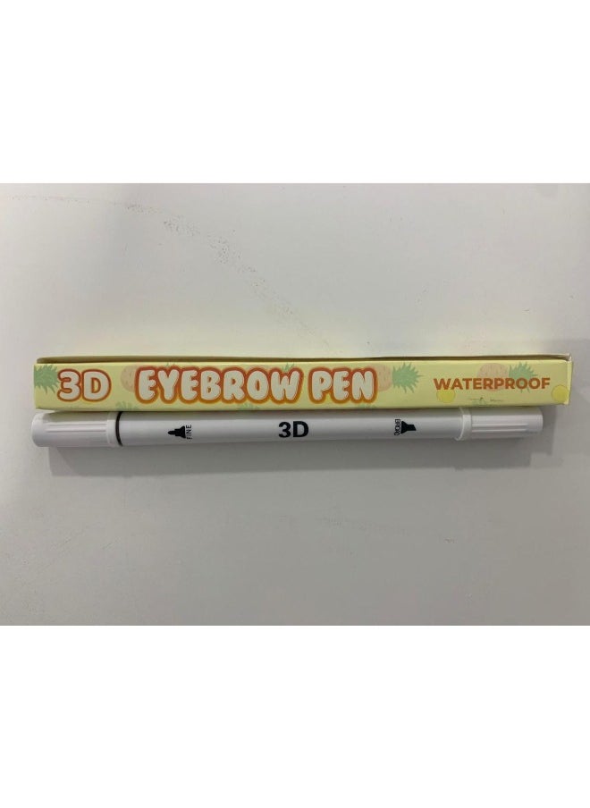 Generic - 2-in-1 Eyeliner & Eyebrow Pencil – Waterproof Black - Image 1