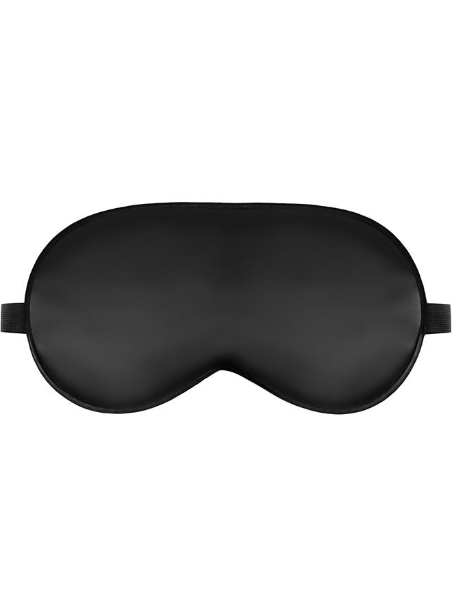 2Pack Sleep Masks Soft Sleep Eye Mask with Adjustable Strap for Sleeping Darkening Eye Sleep Shade Cover Black&Blue - Image 2