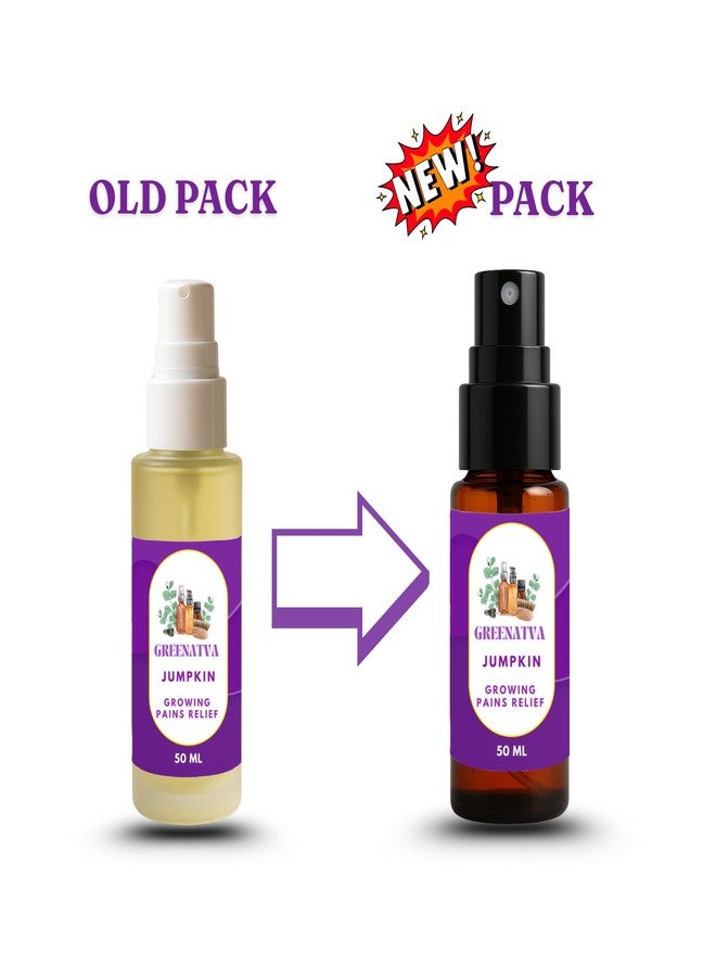 Greenatva Jumpkin by Greenatva - Massage and Sleep Oil for Kids, Growing Pain Relief for Kids | Blend of Marjoram, Lavender, Black Pepper & Chamomile for Sleep, 50ml, For Ages 1 to 10 - Image 2