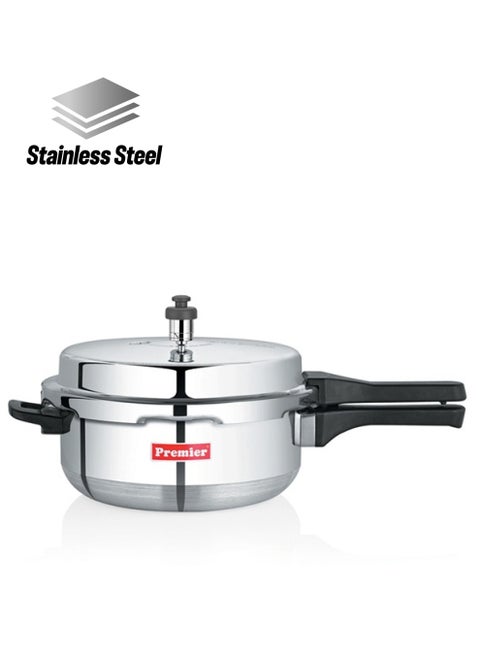 Largekg Premier Classic Induction Bottom Pressure Cooker Pan - Large Silver